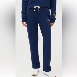 NWT Danzy Navy Straight Leg Pants sweatpants M